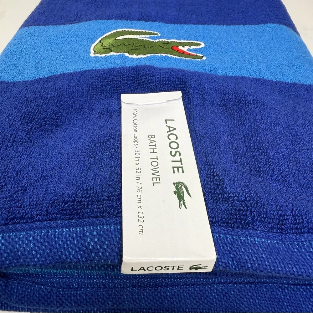 Lacoste blue bath